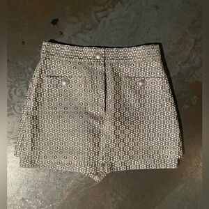 Maje Ivane floral Metallic jacquard skor